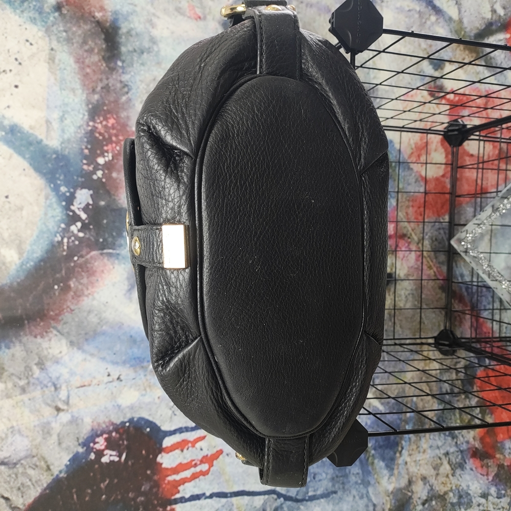 Michael Kors Gold and Black Hobo Bag with Logo - Picture 2 of 4
